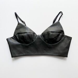 MARCIANO Leather Bustier